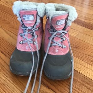 North Face girls snow boots
